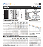 Сонячна панель двостороння  JA Solar JAM72D40-595/LB 595 Wp, Bifacial N-type, фото 9