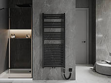Сушка для рушників MEXEN PLUTON 145х60 BLACK 900W електричний, фото 4
