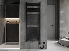 Сушка для рушників MEXEN PLUTON 170х60 BLACK 900W електричний, фото 4