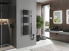 Сушка для рушників MEXEN BACHAS 120х50 BLACK 600W електричний, фото 3