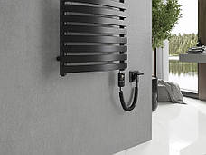 Сушка для рушників MEXEN BACHAS 120х50 BLACK 600W електричний, фото 5