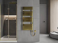 Сушка для рушників MEXEN CERES 120х50 GOLD 600W електричний, фото 4