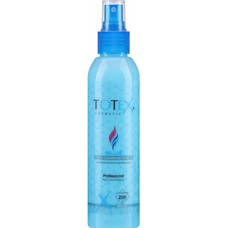 Двухфазный спрей-кондиционер для волос Totex Blue Hair Conditioner Spray 200 мл (Tot67169)