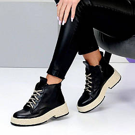 Демісезоні черевички, на бежевій підошві