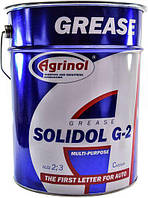Пластичне мастило Агрінол Солідол Ж-2, 17 кг, кальцієве мастило Agrinol
