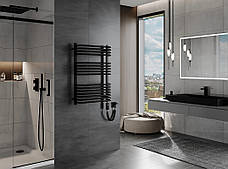 Сушка для рушників MEXEN APOLLO 86х55 BLACK 600W електричний, фото 3