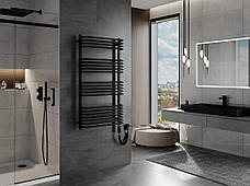 Сушка для рушників MEXEN APOLLO 121х65 BLACK 900W електричний, фото 3