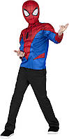 Детский Костюм с Мускулами Человек-Паук S 4-6 лет Рост 115-128 см Marvel Costume Spider-Man Jazwares JWS1394