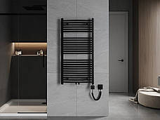 Сушка для рушників MEXEN ARES 120х60 BLACK 600W електричний 2.0, фото 4