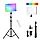 Світлодіодна LED RGB-лампа 23х16 см X99 з пультом і штативом 2- студійне світло для фото та відеознімань, фото 3