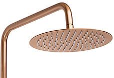 Душовий гарнітур REA LUNGO BRUSHED COPPER з термостатом та виливом, фото 6