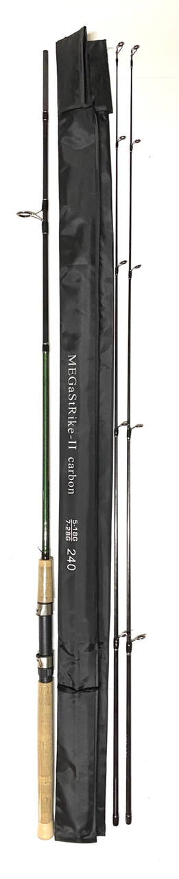 Спінінгове вудилище Megastrike 2.4 метри з двома змінними вершинками арт LBK79