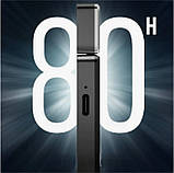 Лампа LED для нічного читання 3 режими Лампа-закладка для книг Лед Чорний, фото 9