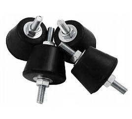 Віброгасники (вібропори) 45х40 мм до 100 кг М8 — для монтажу блоків кондиціонерів, комплект 4 шт.