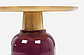 Кавовий столик Nalima бургунди D40.5, фото 5