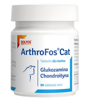 Артрофос Кет Arthrofos Сat Dolfos 90табл Долфос хондропротектор для АртроФос для котів та кішок хондроітин глюкозамін хондроїтин