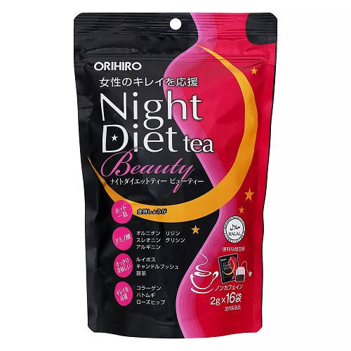Японский натуральный ночной чай для похудения и красоты Orihiro с ...