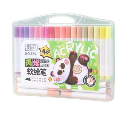 Набір для творчості акрилові маркери 48 кольорів Water color pen AND 655-48 Jw