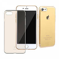 Чохол Baseus для Apple iPhone 8 / 7 Simple Series, Gold Transparent (ARAPIPH7-B0V)
