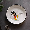 Тарілка 350 мл Mickey Mouse для дітей керамічна Lugi, фото 2