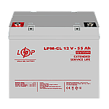 Акумулятор гелевый LPM-GL 12V - 55 Ah, фото 3