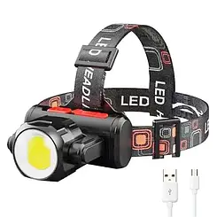 Акумуляторний світлодіодний налобний ліхтар Bailong Police BL 2001 4SMD+XPE S