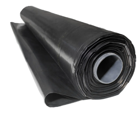 Плівка чорна щільна 100 мкм 6 Х 50 м будівельна, гідроізоляція та теплоізоляція, фото 1