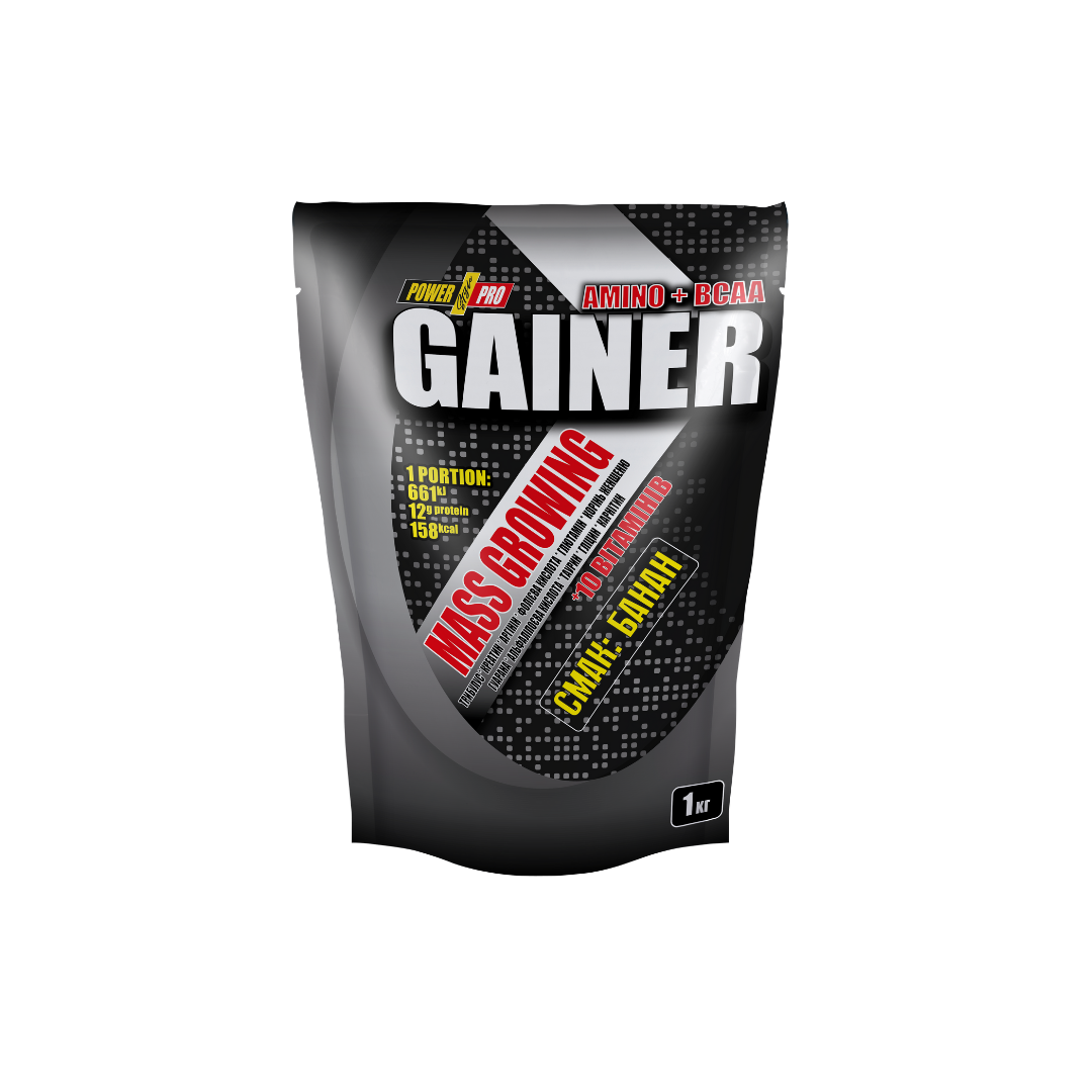 Купити Power Pro Gainer Amino+BCAA 1000 г Банан