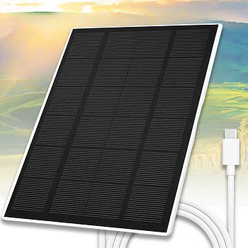 Портативна сонячна панель з водонепроникним USB-портом HA-51 5V 5W