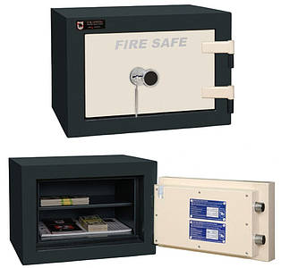 Вогнезламостійкий сейф з ключовим замком Griffon FS.30.K | Надійний захист від вогню та взлому для дому та офісу