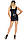 Leg Avenue Vinyl lace up mini dress L Black, фото 2