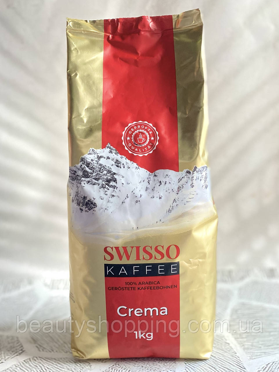 Swisso Kaffee Crema кава в зернах 100% Arabica 1 кг Німеччина