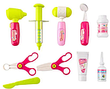 Дитячий ігровий набір маленького лікаря - рожевий візок Kruzzel 8245, фото 7