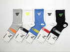 Чоловічі спортивні шкарпетки Корона бавовняні середні тенісна резинка, 40-45, 10 пар/уп. мікс, фото 3