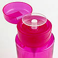 ZOLA Ємність пластикова для рідини з помпою-дозатором (Рожева), фото 2