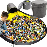 Кошик для іграшок із килимком Kruzzel  19556