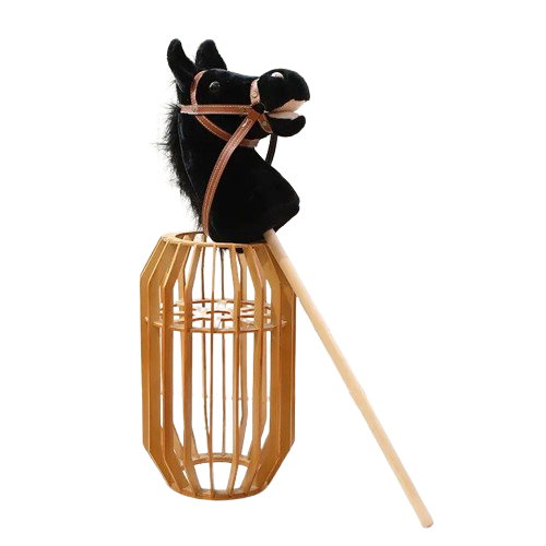 Конячка хобі хорс ворона 70 см, фото 1