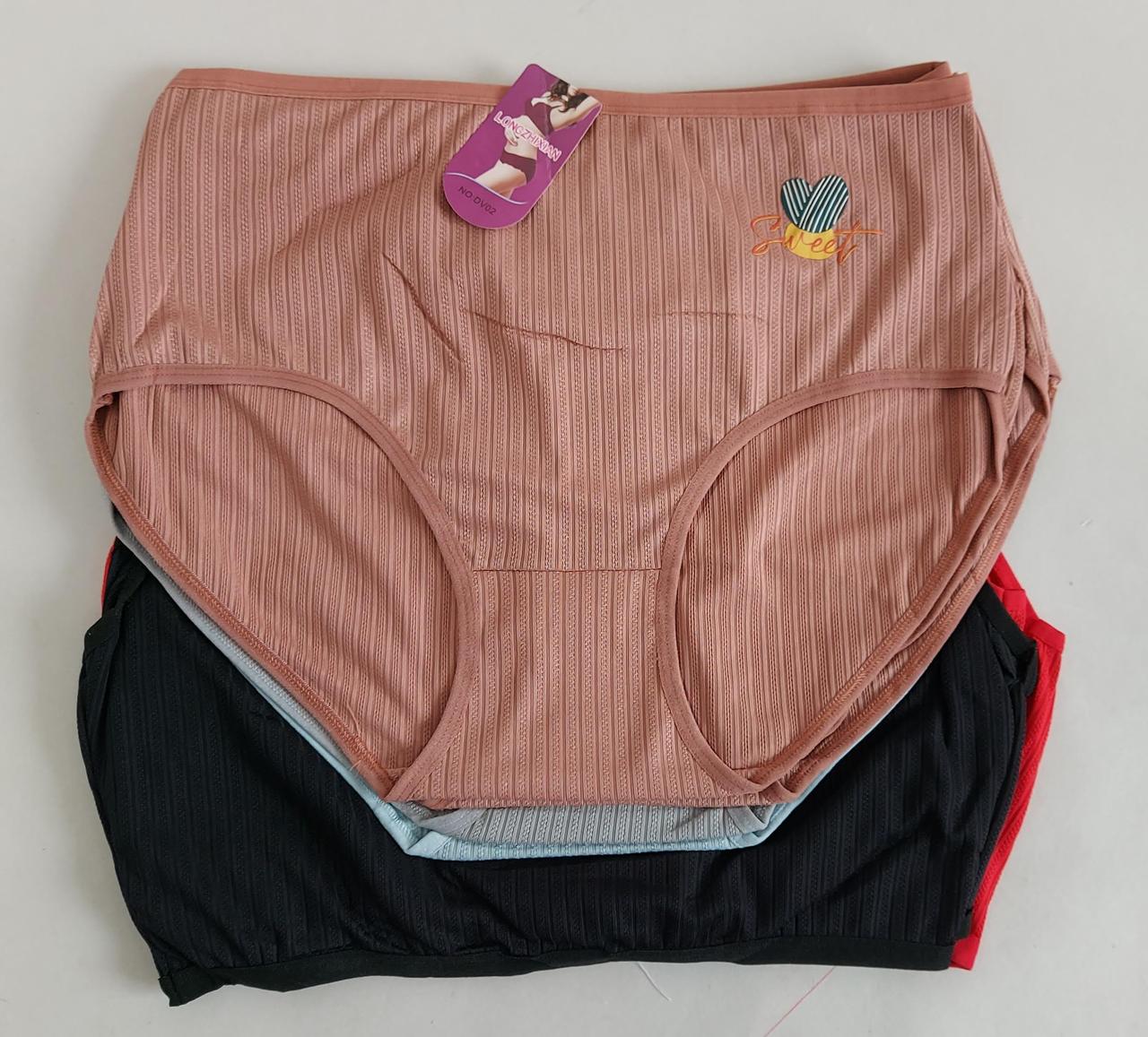 Жіночі тонкі труси з високою посадкою 4XL (10 шт), фото 1