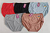 Жіночі тонкі труси з високою посадкою 4XL (10 шт), фото 2