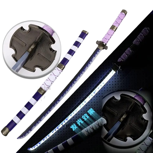 Катана меч Нідай Кітецу з підсвіткою з Ван Пис 103 см (пластик + дерево), фото 1