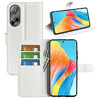 Чохол-книжка Litchie Wallet для Oppo A98 5G / A1 5G White