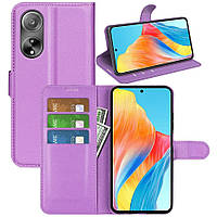 Чохол-книжка Litchie Wallet для Oppo A98 5G / A1 5G Violet