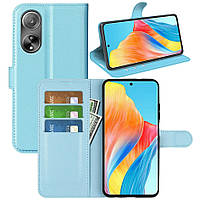 Чохол-книжка Litchie Wallet для Oppo A98 5G / A1 5G Light Blue