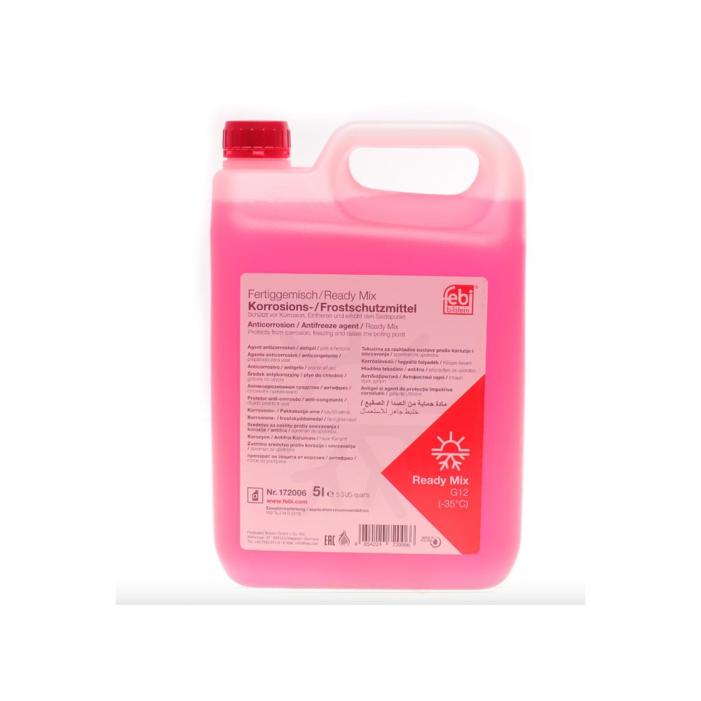 Антифриз Червоний G12 + -35C 5літр, фото 1