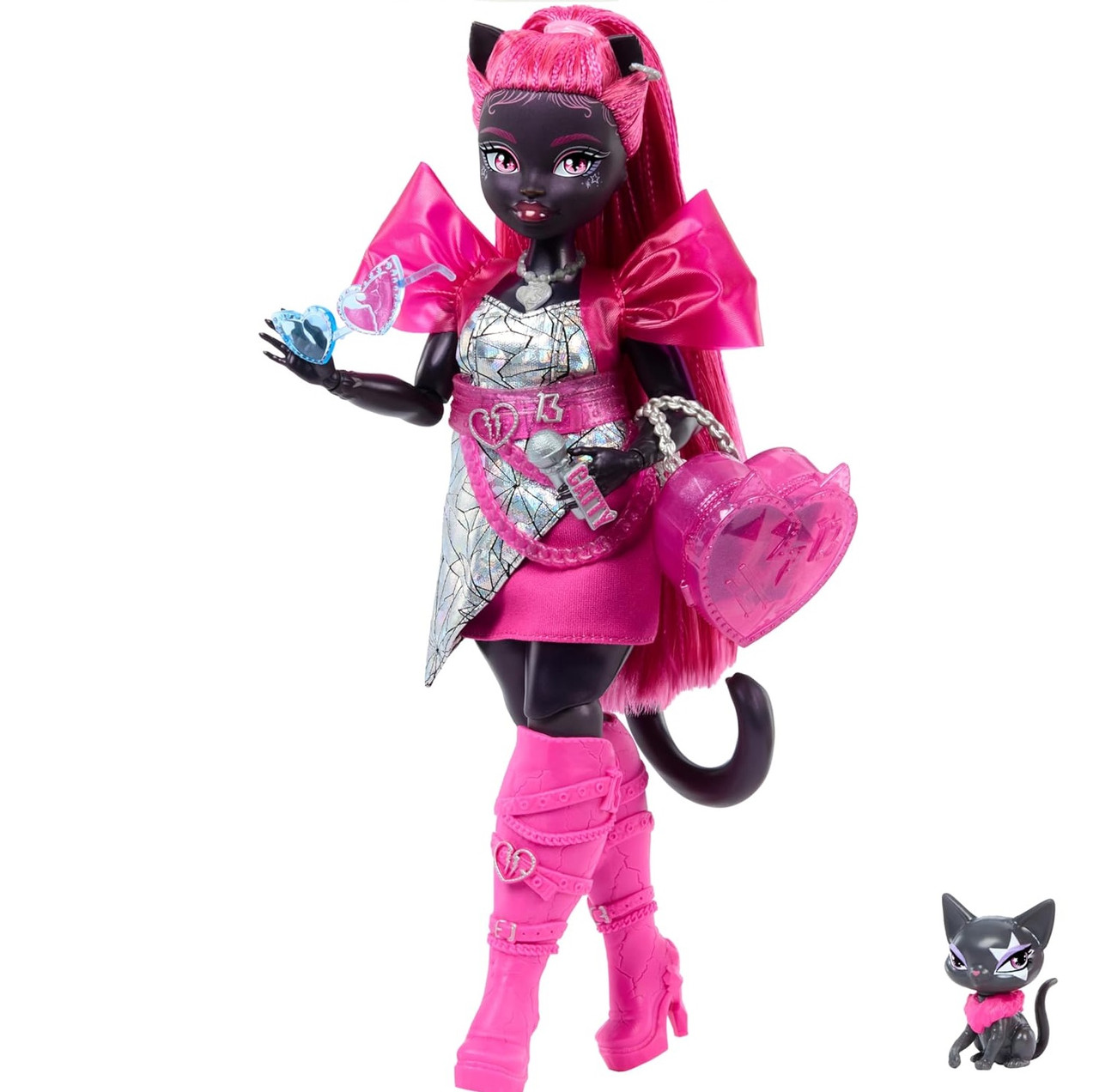 Кукла Монстер Хай Кетти Нуар с питомцем Mattel Monster High Catty Noir HXH76