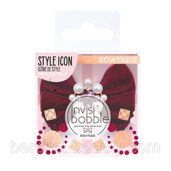 Гумка-браслет для волосся invisibobble BOWTIQUE BRITISH ROYAL TAKE A BOW