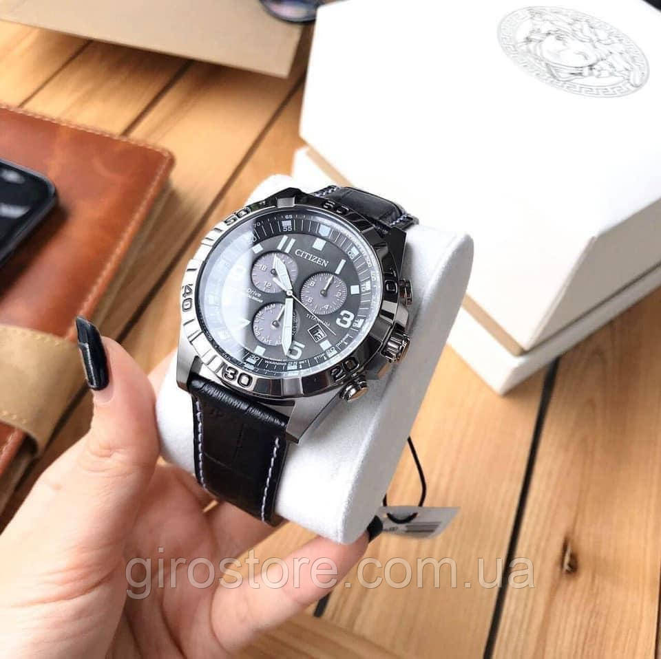 Японський чоловічий годинник Citizen BL5551-14H Титан, вічний календар, сонячна батарея, будильник, хронограф, фото 1