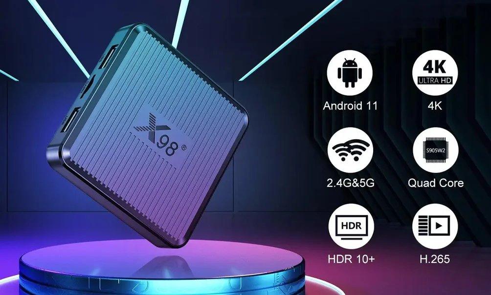Смарт-приставка x98q 2 16gb