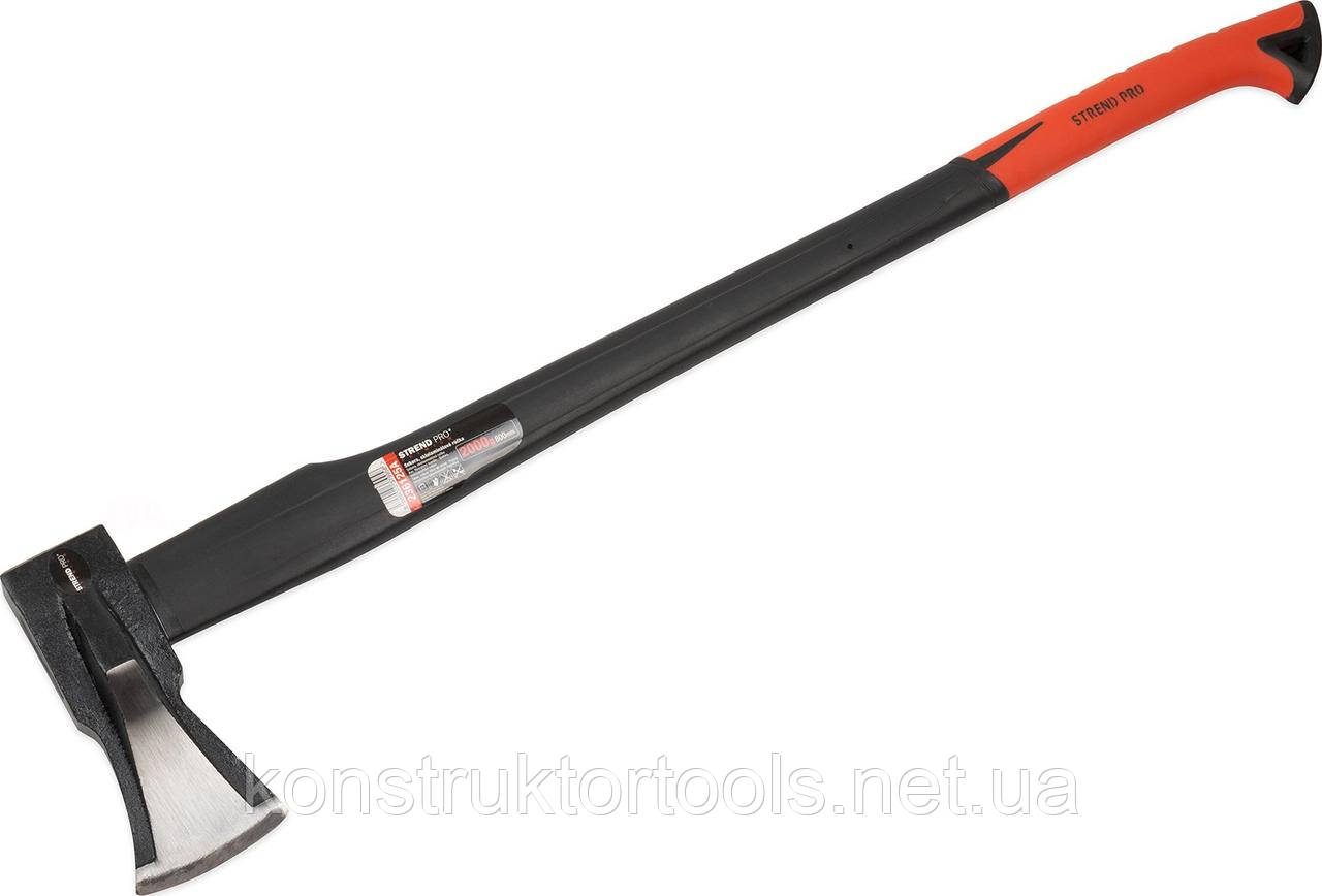 Колун кований 2000г ручка з фібергласу STREND PRO Словаччина 236125А, фото 1