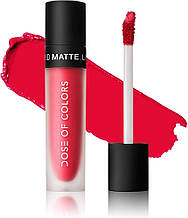 Рідка матова помада для губ Dose Liquid Matte Lipstick(kiss of fire)